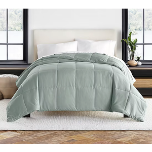 Casual Comfort Premium Ultra Soft Down Alternative Lightweight Wrinkle Resistant Comforter, Queen Size