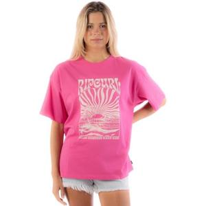 Rip Curl Women's Heritage Crew Neck Short Sleeve T-Shirt Tee, L