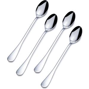 Towle Living Basic Stainless Steel Ice Beverage Spoon, Set of 2