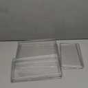 2 Tiers Clear Display Case for Figures, Acrylic Storage Organizers Box with Magnetic Door, Wall-Mounted Dustproof Showcase for Collectibles Action Figure