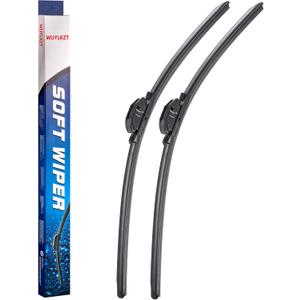 Windshield Wiper Blades 22 inch + 22 inch, Compatible with F150 2022-2009, Silverado 1500 2022-2000, Sierra 1500 2022-2019, RAM 1500 2015-2013 Replacement Wipers for My Car, 2 Pack