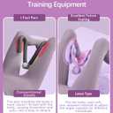 Pelvic Floor Exercise Devices 35lb Resistance Kegel Thigh Trainer with Band, Purple