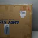 ANDY STAR Brushed Nickel Oval Bathroom Mirror for Over Sink, 24x36 Inch Bathroom Vanity Mirror with Unique Oblong Tube Metal Frame-Modern Clean Design with Anti-Rust Stainless Steel Frame