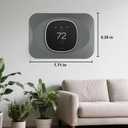 10 x Wall Plate Cover Compatible with New 2025 Ecobee Smart Thermostat Essential, Practical Ecobee Thermostat Trim Kit, Programmable WiFi Thermostat Accessory (1, Gravel Gray)