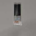 Artdone Nail Dotting Tools 6PCS Double-ended Nail Art Brushes Kit Nail Art Gel Polish Liner Brushes Design Pen For Nail Drawing And Nail Paint Brushes Small Detail Brushes (Black)