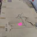 Flash Furniture Hercules Series 8' x 40" Rustic Solid Pine Folding Dining Table, Rectangular Antique Farmhouse Dining and Event Extension Table