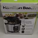 Hamilton Beach Digital Programmable Rice Cooker & Food Steamer, 8 Cups Cooked (4 Uncooked), With Steam & Rinse Basket, Stainless Steel (37518)