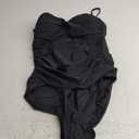 RELLECIGA Women's Strapless One Piece Swimsuit (X-Large, Black)