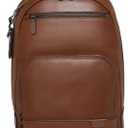 TUMI Harrison Warren Backpack - 15-Inch Laptop Backpack - Stylish Women's & Men's Backpack for Travel & Business - Cognac Leather