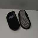 RockDove Women's Teddy Fleece Closed Back Indoor Slipper (9-10, Black)