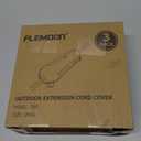 Flemoon [3 Pack] Outdoor Extension Cord Safety Cover with Waterproof Seal, Weatherproof Electrical Connection Box to Protect Outdoor Outlet, Plug, Socket, Christmas Holiday Decoration Light, Black