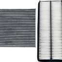 17220-RDA-A00 Engine Air Filter and 80292-SDA-A01 Cabin Air Filter Set Fit For 2003-2007 Honda Accord V6 3.0L, 2004-2006 Acura TL, 2005-2008 Acura RL