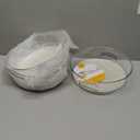 4 Pack Lazy Susan Organizer with Non-Skid Liners, 12-inch Spinning Turntable with Handle, Spice and Refrigerator Organizers, Pantry Organizers and Storage, Round