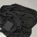 Black Stretch Spandex Chair Covers - 12 pcs Wedding Party Dining Scuba Elastic Chair Covers (Black, 12)