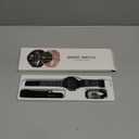 Smart Watch for Men Women Fitness: Make Answer Call Waterproof Digital Mens Watches Running Pedometer Smartwatch Android Phone iPhone Samsung Compatible Sleep SpO2 Heart Rate Monitor Step Tracker (Black)