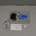 Drones for Kids With Cool Light, Kids Drone with 3D Flip, Altitude-Hold, Self-Rotation, Headless Mode, 3 Speed Modes, One-Click Take-off/Landing, Mini Drone for Christmas, Beginners, Indoor (Blue)