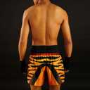 TUFF Muay Thai Boxing Shorts "Grey Roaring Tiger" (XL)