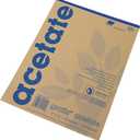 Grafix Acetate Pad, 9 X 12 in, Clear, 25 Sheets/Pad