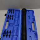 Yonligonju Inner Tie Rod Removal Tool, Master Inner Tie Rod Tool Set with 12 Crowfoot Adapters & 1/2 Inch Drive Tube for Tie Rods Remove & Install Suitable for Domestic & Import Cars(Blue)