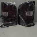 Tail Lights compatible with 2007-2014 Chevy Silverado 1500 2500HD 3500HD(2007 New Body Style only), 2007-2013 GMC Sierra 3500HD;1 Pair(Left+Right), (Dark Red Without Bulbs)