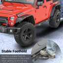 4 Pcs Rock Rails Side Steps Running Boards Fit for 2018-2026 Jeep Wrangler 4 Door & 2020-2026 Gladiator 4 Door with OEM Rock Rails