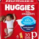 Huggies Newborn Diapers, Little Snugglers Baby Diapers, Size Preemie, Up To 6 lbs, 30 Count