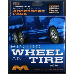 MOEBIUS BIG RIG WHEEL AND TIRE SET PARTS PACK