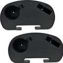 Zero Gravity Chair Cup Holder Set of 2, Durable Zero Gravity Chair Tray, Zero Gravity Lounge Beach Recliner Chair with Mobile Phone Slot, Cup Holder Slot, Zero Gravity Clip On Tray/Table