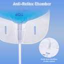 3 Pack 1000ml Sterile Leg Urinary Drainage Bags with 2 Adjustable Elastic Straps, Professional Urine Leg Bag with Anti-Reflux Valve for Men and Women