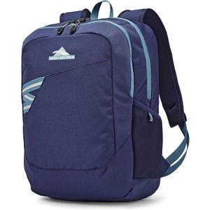 High Sierra Essential Backpack, Laptop Bookbag for Travel, Work, or School, Graphite Blue, One Size