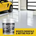 SENVEN 5 Gallon Acrylic Concrete & Garage Floor Paint Silver Gray, Interior/Exterior Concrete Paint for Basement Floors, Porches, Driveways Concrete Coating for Decks Semi Gloss, 640 Fl Oz