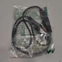 Toptekits 2-Pack USA Outlet Saver Power Extension Cord Cable 125V 10A 2-Prong 2 Outlets for NEMA 5-15P to NEMA 5-15R (1.6ft/50cm)