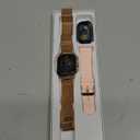 Smart Watch for Women Men, Fitness Tracker Watch for Android Phones iPhone Compatible, 1.85" Smart Watches for Women Men, 110+ Sport Modes Smartwatch (2 Strap)