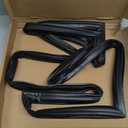2159082 Refrigerator Door Gasket, Black, Replaces 2171186, 2181894, 2196242 | 2221314, 2309533, 443025, W10911422 Fridge Freezer Door Seal, Compatible with Whirlpool Kenmore KitchenAid Refrigerator