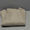 Hiasan Round Linen Tablecloth 108 Inch - Wrinkle and Stain Resistant Washable Polyester Fabric Table Cloth for Dining Room Kitchen Party, Beige