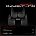 A-Premium Mud Flaps Compatible with GMC Sierra 1500, Sierra 2500 HD 3500 HD