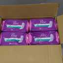 Poise Incontinence Pads & Postpartum Incontinence Pads, 3 Drop Light Absorbency, Long Length, 96 Count (4 Packs of 24)