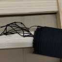 Casual Home Luggage Rack with Shelf, Natural