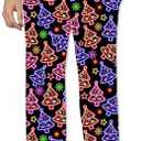 Soophiea Mens Christmas Halloween Pajama Pants Sleep Bottoms Pj Pants with Pockets S