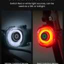 Magicshine SEEMEE Magnetic Rear Bike Lights,USB-C Rechargeable FTR LightSync Control Technology, IPX6 Waterproof Safety Rear Bicycle Lights, Cyclist Gifts for Men & Kids