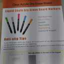 Acrylic Note Board Refrigerator Dry Erase Board Magnetic Clear 15”x11 Includes 4 Dry Erase Markers