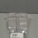 GUSTO [50 oz - 2 Pack] Plastic Carafe with Lid, Large Capacity Square Base - Clear Pitcher with Flip Top Lid, Easy-Pour Spout Juice Containers with Lids, Hand Wash Only - Perfect for Mimosa Bar