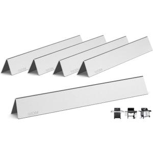 QuliMetal 304 Stainless Steel 22.5" Flavorizer Bars for Weber Spirit 300 Series (Side Knobs) Fits Spirit E310, E320, Genesis Silver Gold Platinum B/C, Replacement for Weber 7536/7537