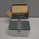 Candle Charisma 50 Green Spell Candles - 4" Unscented Paraffin Chime Candles, Smokeless & Dripless, Colored Candles, 2 Hours Burn Time 1/2 Inch Taper Candles for Rituals, Witchcraft and Parties