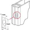 Prime-Line E 2433 Chrome Plated Steel Door Lock for Schlage T-strike (Single Pack)