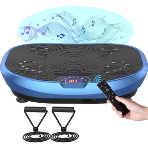 AXV Vibration Plate Exercise Machine Whole Body Workout Power Vibrate Fitness Platform Vibrating Machine Exercise Board for Weight Loss Shaping Toning Wellness Home Gyms Workout
