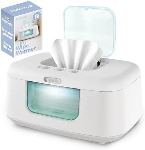 Jool Baby TinyBums Baby Wipe Warmer & Dispenser with LED Changing Light & On/Off Switch (Aqua)