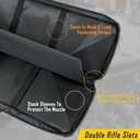 DULCE DOM 48 inch Double Rifle Case Soft Bag Gun Case, Perfect for Rifle Pistol Firearm Storage and Transportation, All Around Shooting Range Tactical Rifle Backpack, Indoor Outdoor