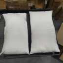 12x20 Pillow Insert Set of 2, Decorative Sham Throw Pillow Insert for Bed, Couch, Sofa, Car, Chair