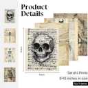 Locomiss Vintage Cottagecore Wall Art Decor, Whimsical Cottage Core Gothic Vintage Woodland Wall Decor Posters Print For Room Home Bedroom Bathroom, Set of 4 (8x10 Unframed)